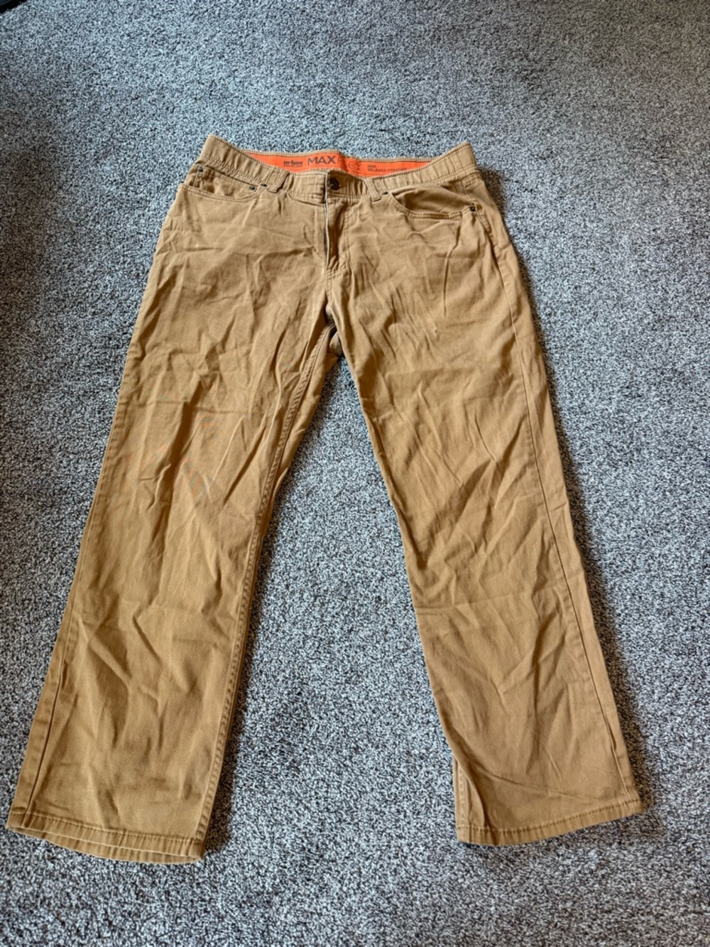 Men's Tan Casual Pants - MAX (Beige/Tan)